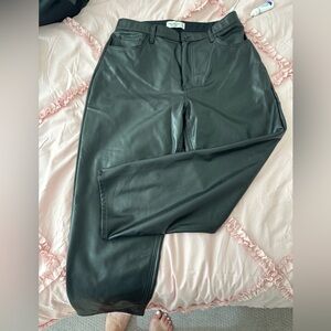 Abercrombie vegan leather pants